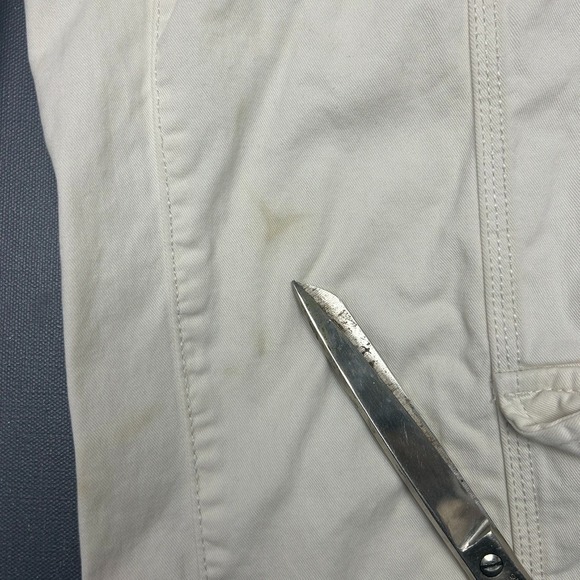 Bershka Pants Women's Small Cream Low Rise Cargo Wide Leg Utility Cotton Outdoor - Picture 10 of 15